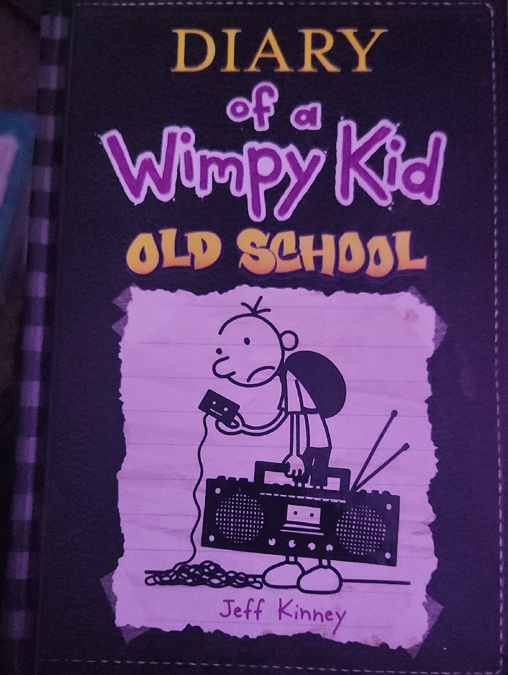 Diary of a Wimpy Kid: Old School - Black Cover